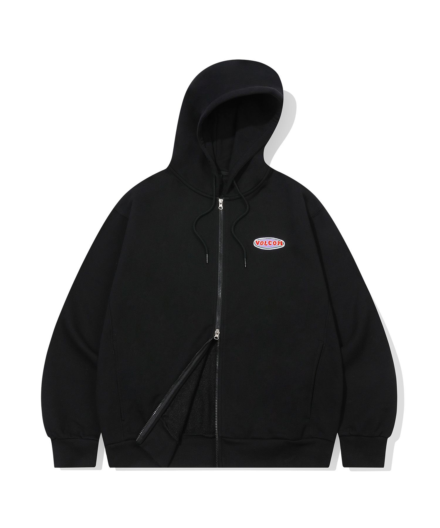 MUSINSA公式 | VOLCOM ストーンエイジ フードジップアップ（ブラック）