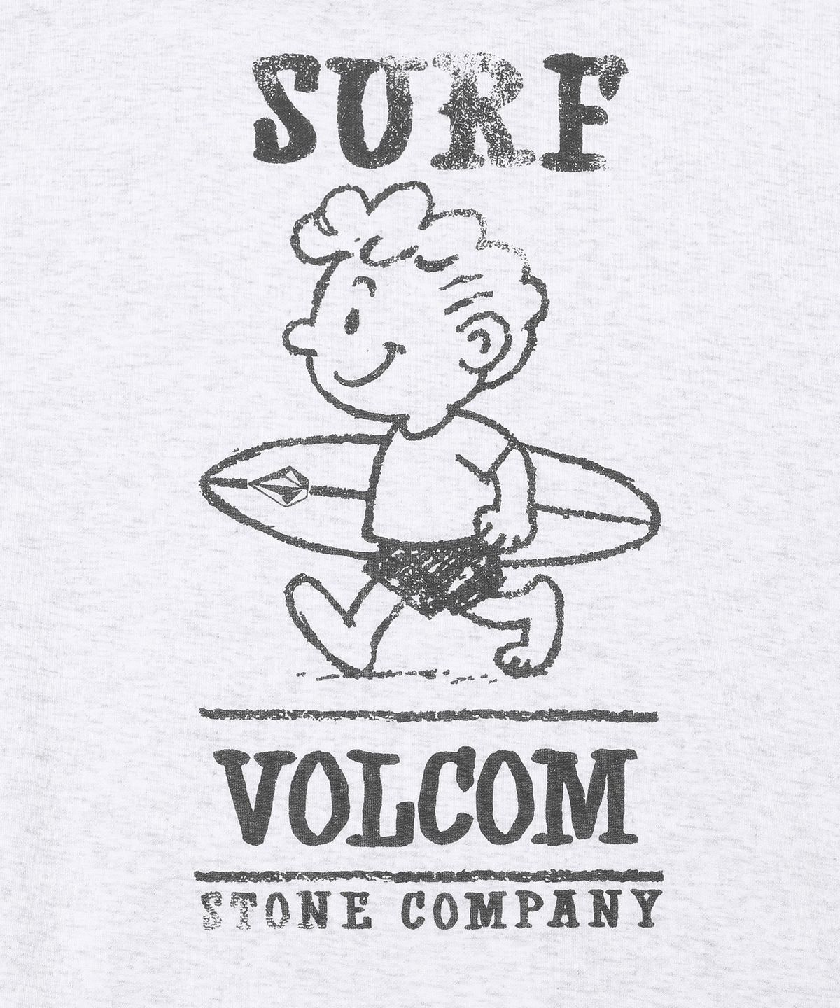 볼컴(VOLCOM) 서프 버디 기모 후드티(아이스 그레이)