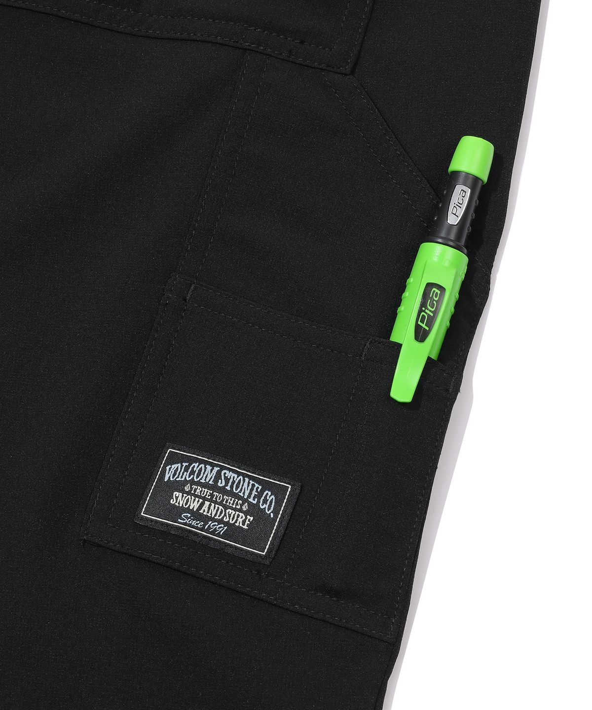 볼컴(VOLCOM) 스노우 앤 서프 벨트 팬츠(블랙)