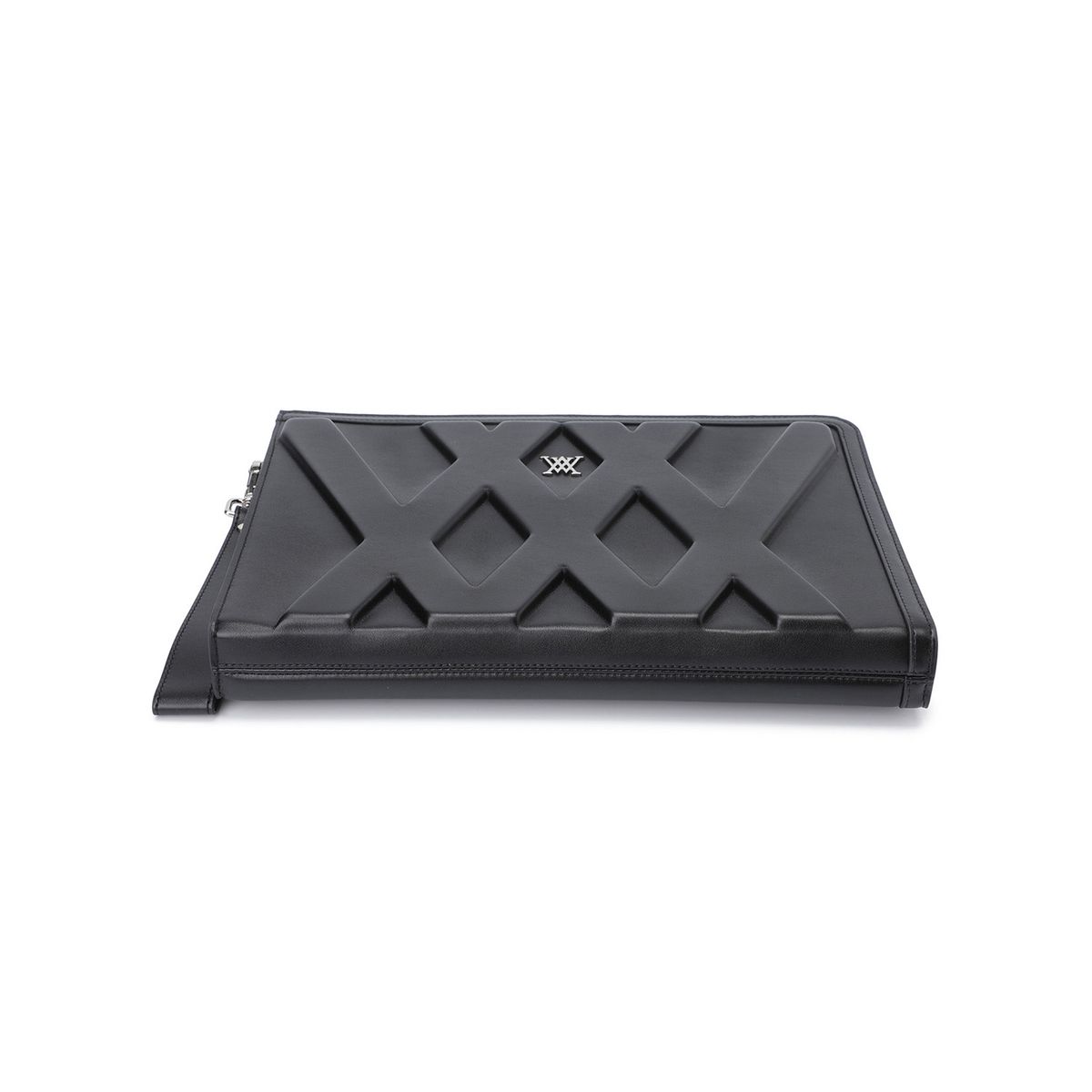 어뉴골프(ANEW GOLF) UNI LOGO INTAGLIO CLUTCH_BK
