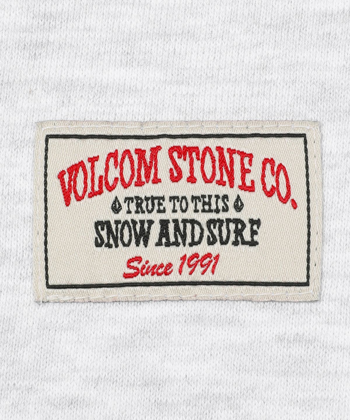 볼컴(VOLCOM) 스노우 앤 서프 하프 집업 맨투맨(아이스 그레이)