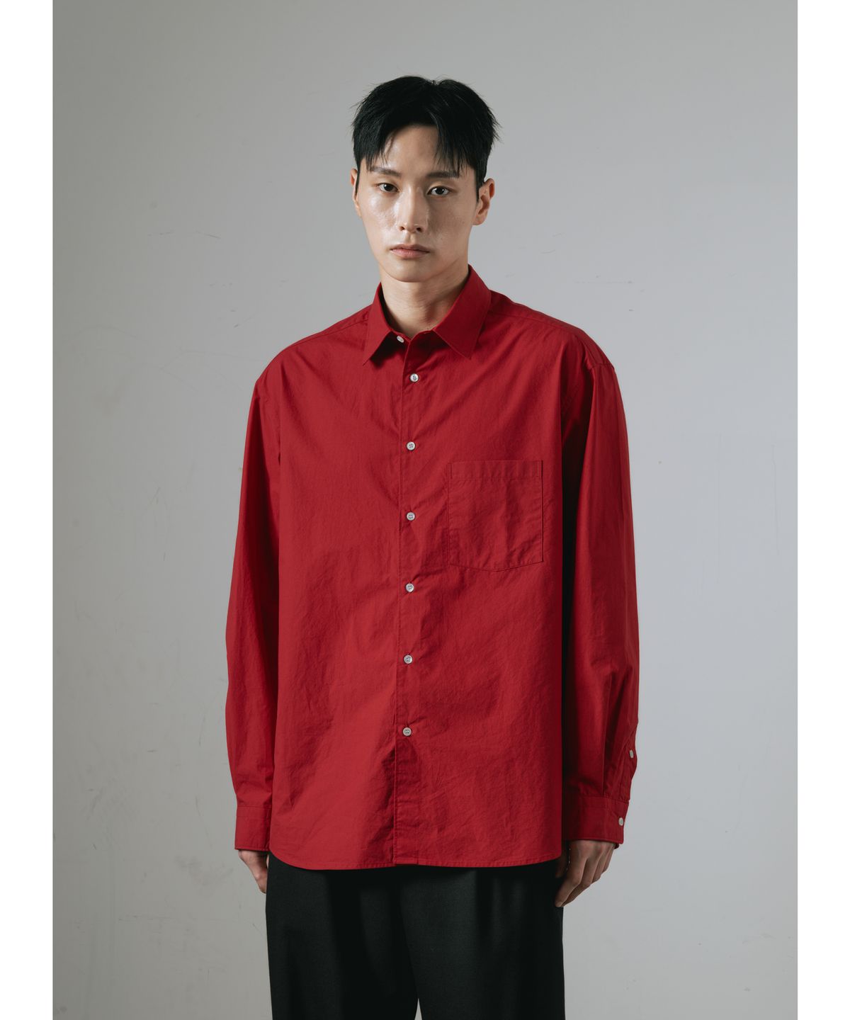 와기(WHAGI) Vintage Architect Shirt (Vintage Red)