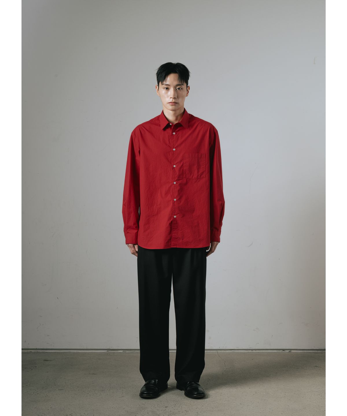 와기(WHAGI) Vintage Architect Shirt (Vintage Red)