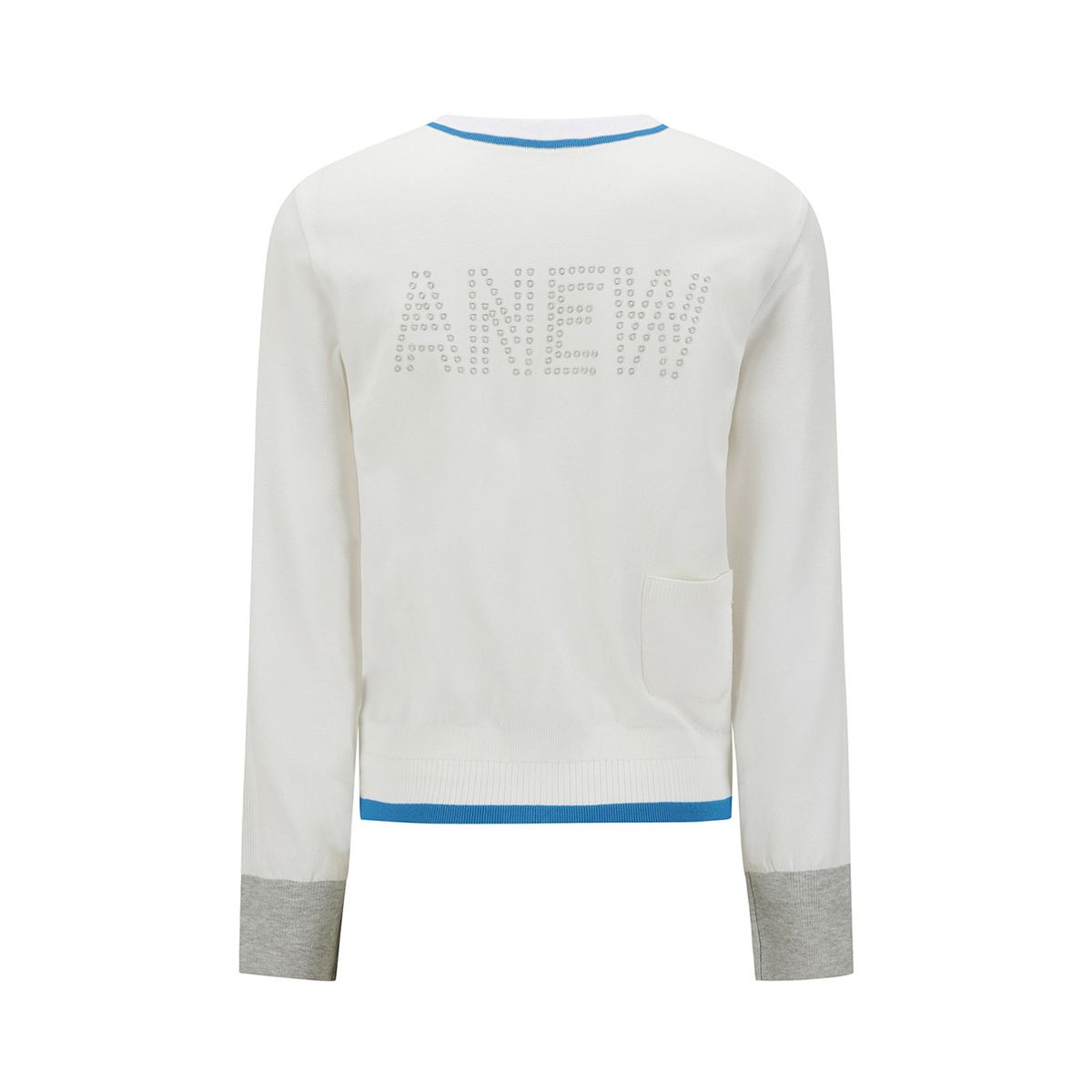 어뉴골프(ANEW GOLF) WOMEN FA FLIP SIDE KNIT CARDIGAN_WH
