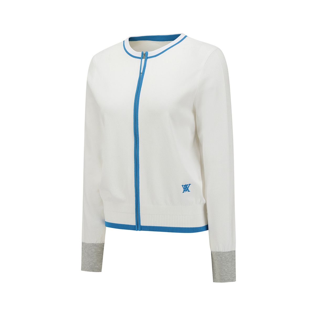 어뉴골프(ANEW GOLF) WOMEN FA FLIP SIDE KNIT CARDIGAN_WH