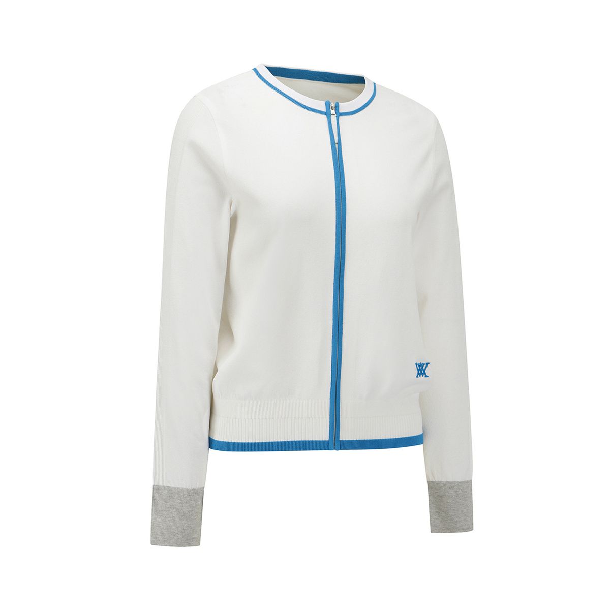 어뉴골프(ANEW GOLF) WOMEN FA FLIP SIDE KNIT CARDIGAN_WH