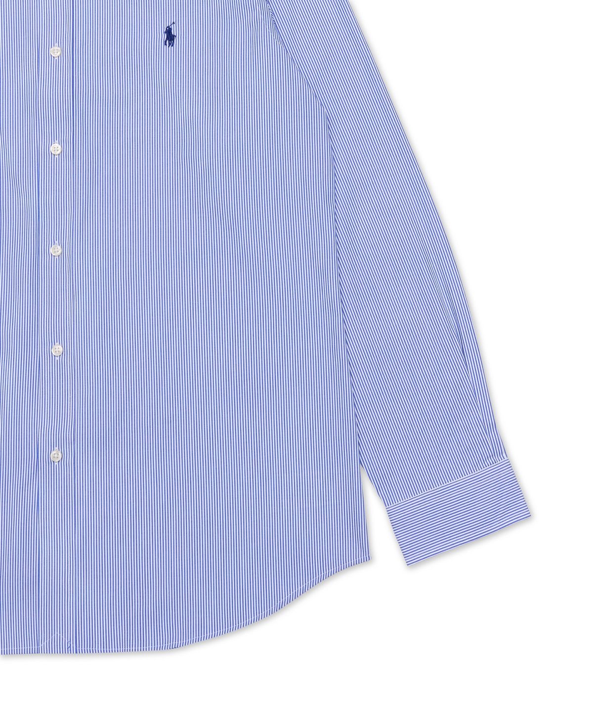 폴로 랄프 로렌(POLO RALPH LAUREN) 커스텀핏 스트레치 포플린 셔츠-블루