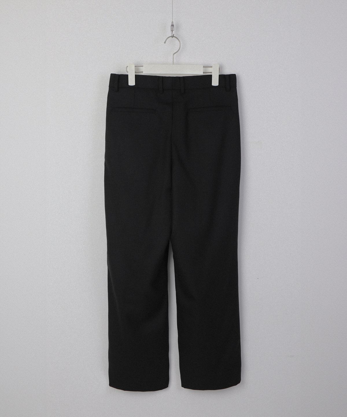 와기(WHAGI) Flannel Wool Architect Pants (Black)