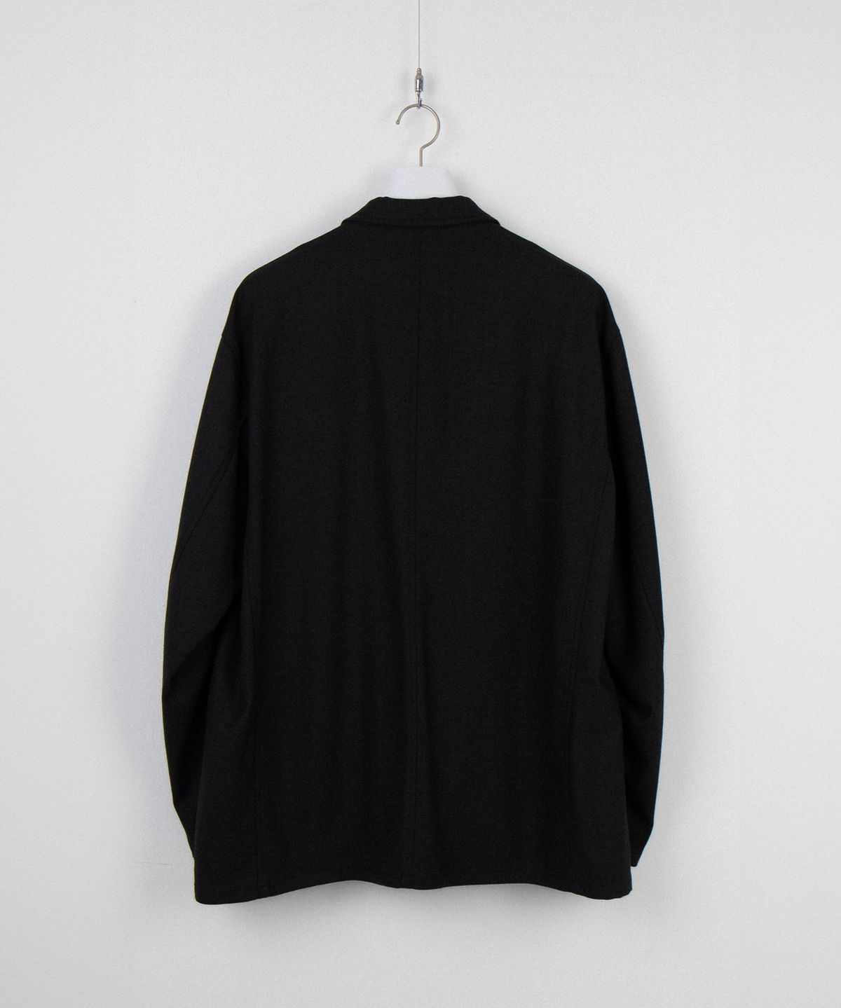 와기(WHAGI) Flannel Wool Architect Jacket (Black)