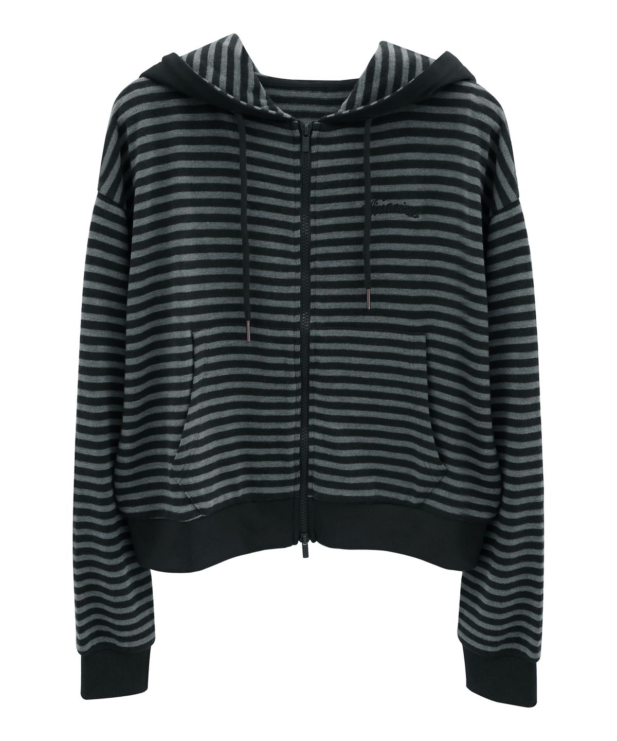 비바셔스(VIVACIOUS) Jours Stripe Hoody Zip-up_3Colors