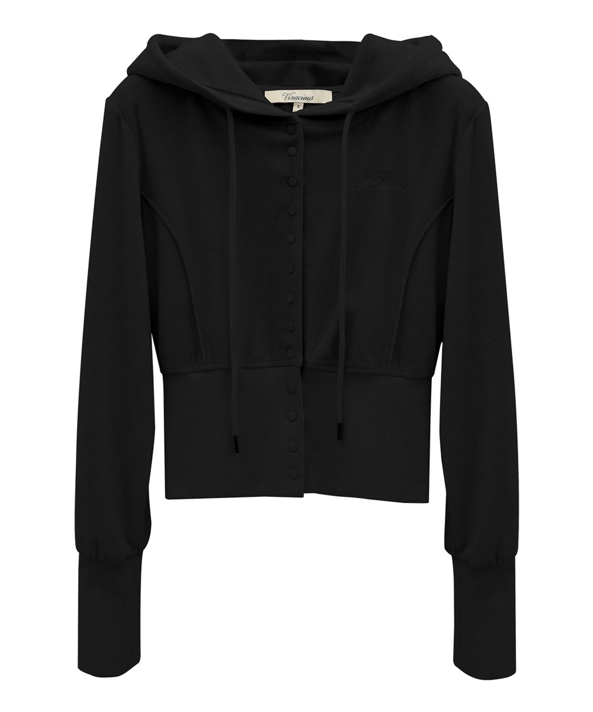 비바셔스(VIVACIOUS) Serena Snap Hoody Zip-up_4Colors