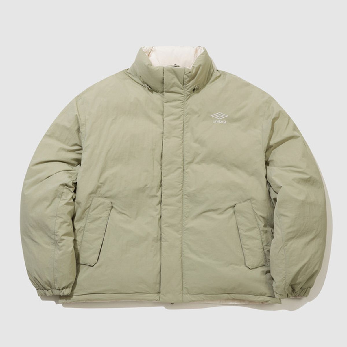 엄브로(UMBRO) 멀티유즈 리버서블 머스코비 덕 다운 자켓 그린 UQ423CDJO2