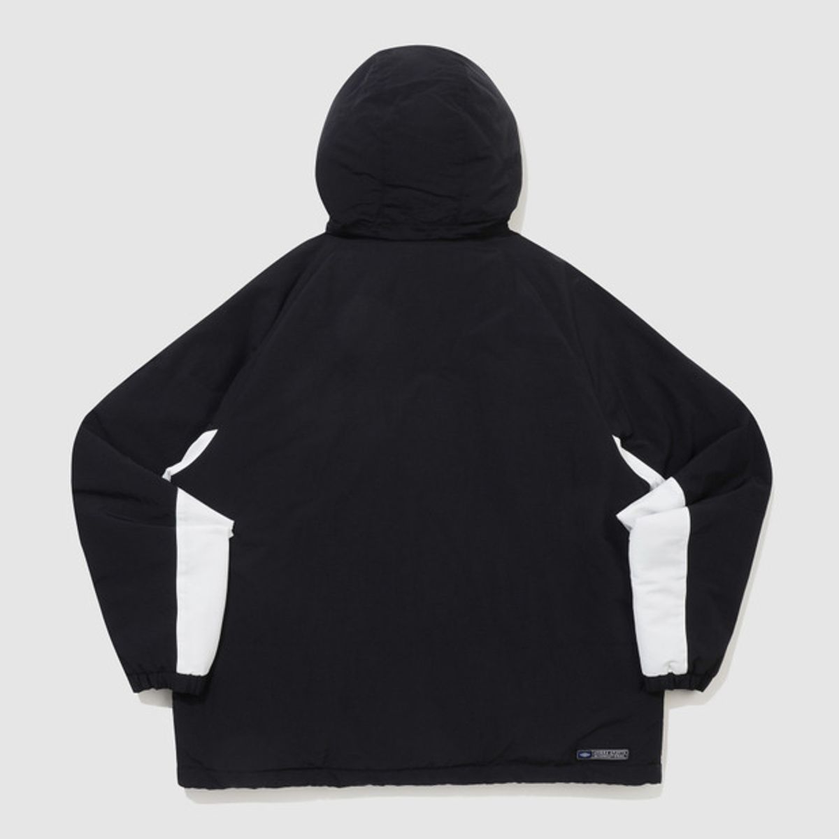 엄브로(UMBRO) 유니온 트랙 스탠넥 패딩 후드 아노락 블랙 UQ321CWT95