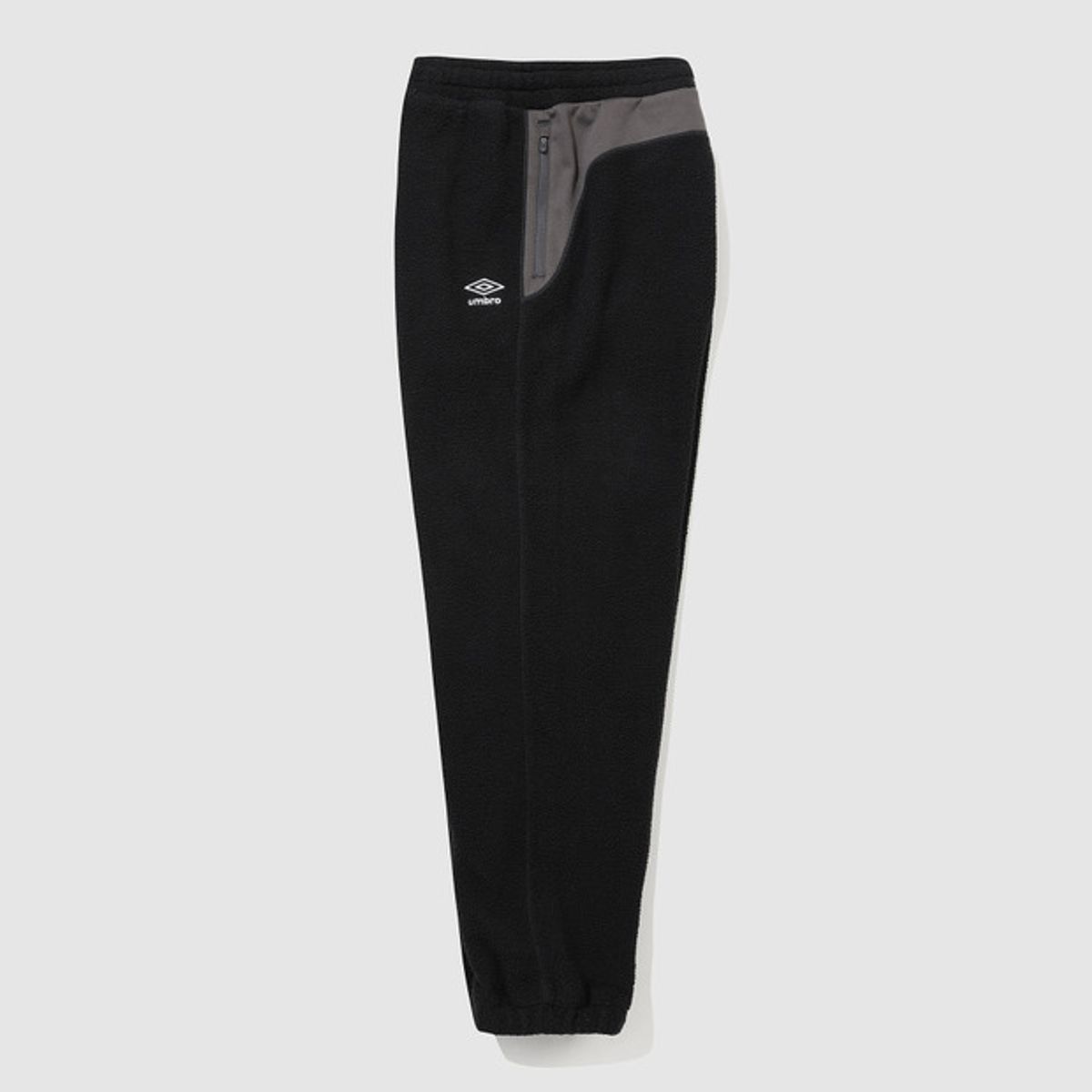 엄브로(UMBRO) 하이브리드 플리스 조거 팬츠 블랙 UQ421SFPO2