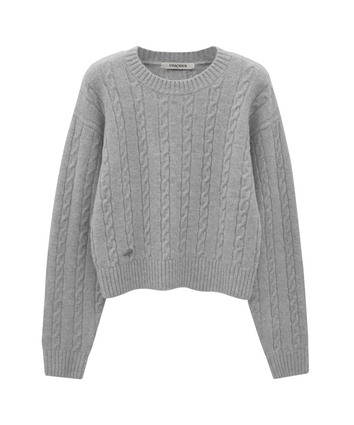 비바셔스(VIVACIOUS) Ecru Round Twist Knit_4Colors
