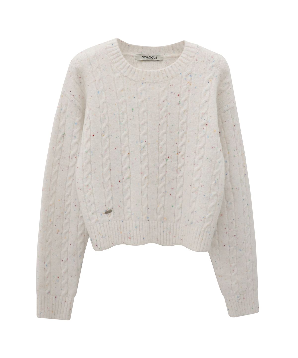 비바셔스(VIVACIOUS) Ecru Round Twist Knit_4Colors