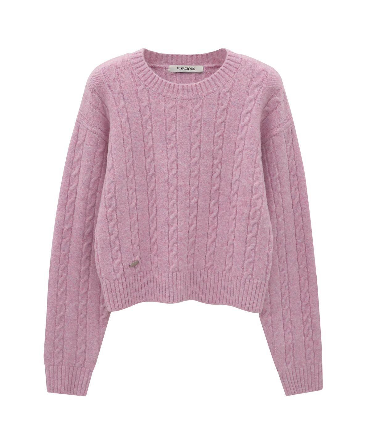 비바셔스(VIVACIOUS) Ecru Round Twist Knit_4Colors