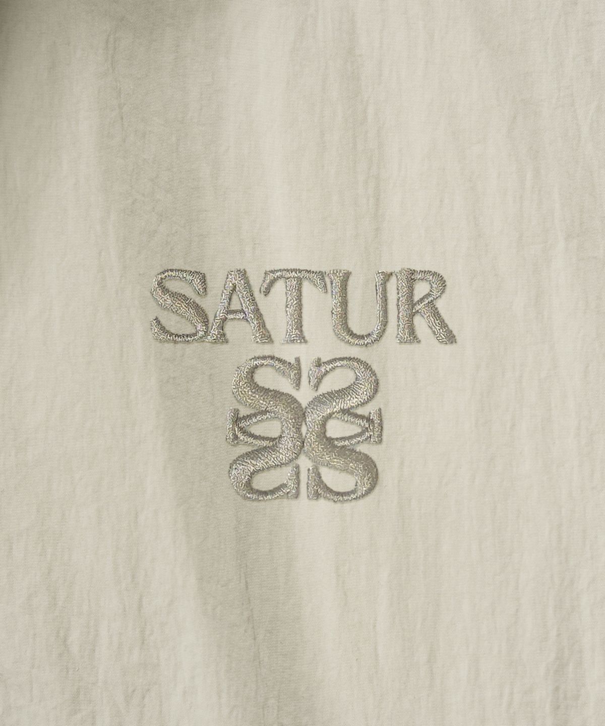 세터(SATUR) (W) 와이드 칼라 크롭 패딩 자켓 카키