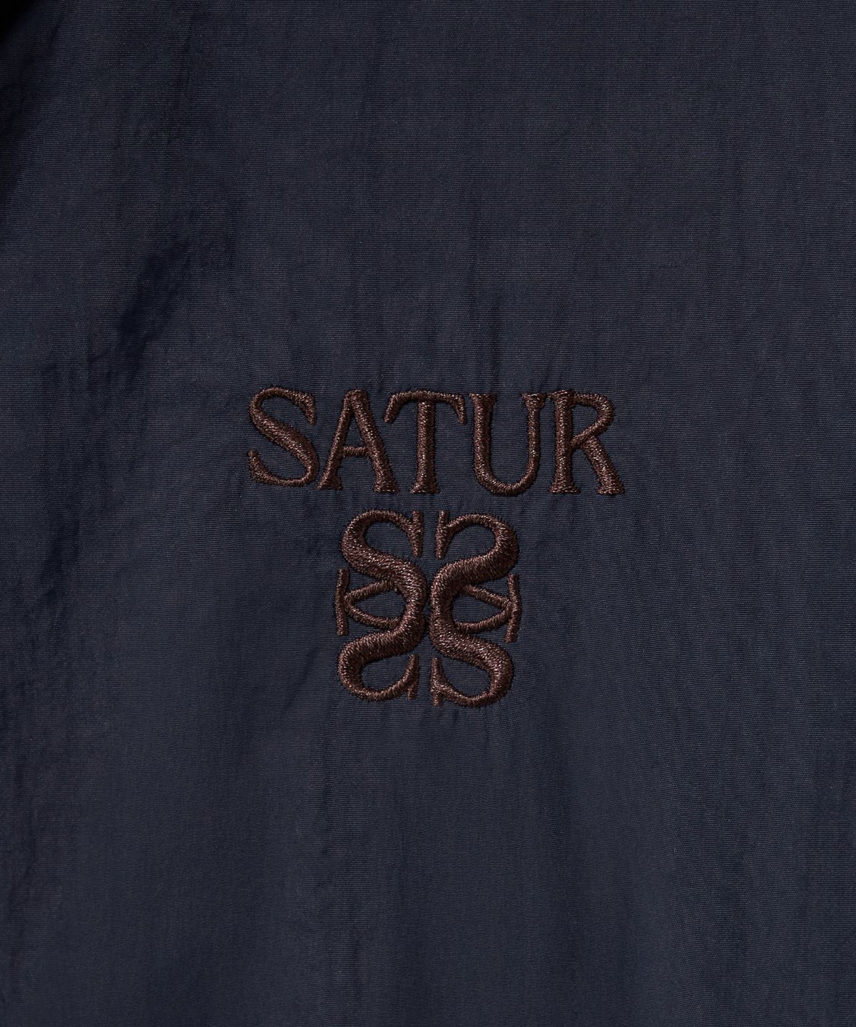 세터(SATUR) (W) 와이드 칼라 크롭 패딩 자켓 네이비