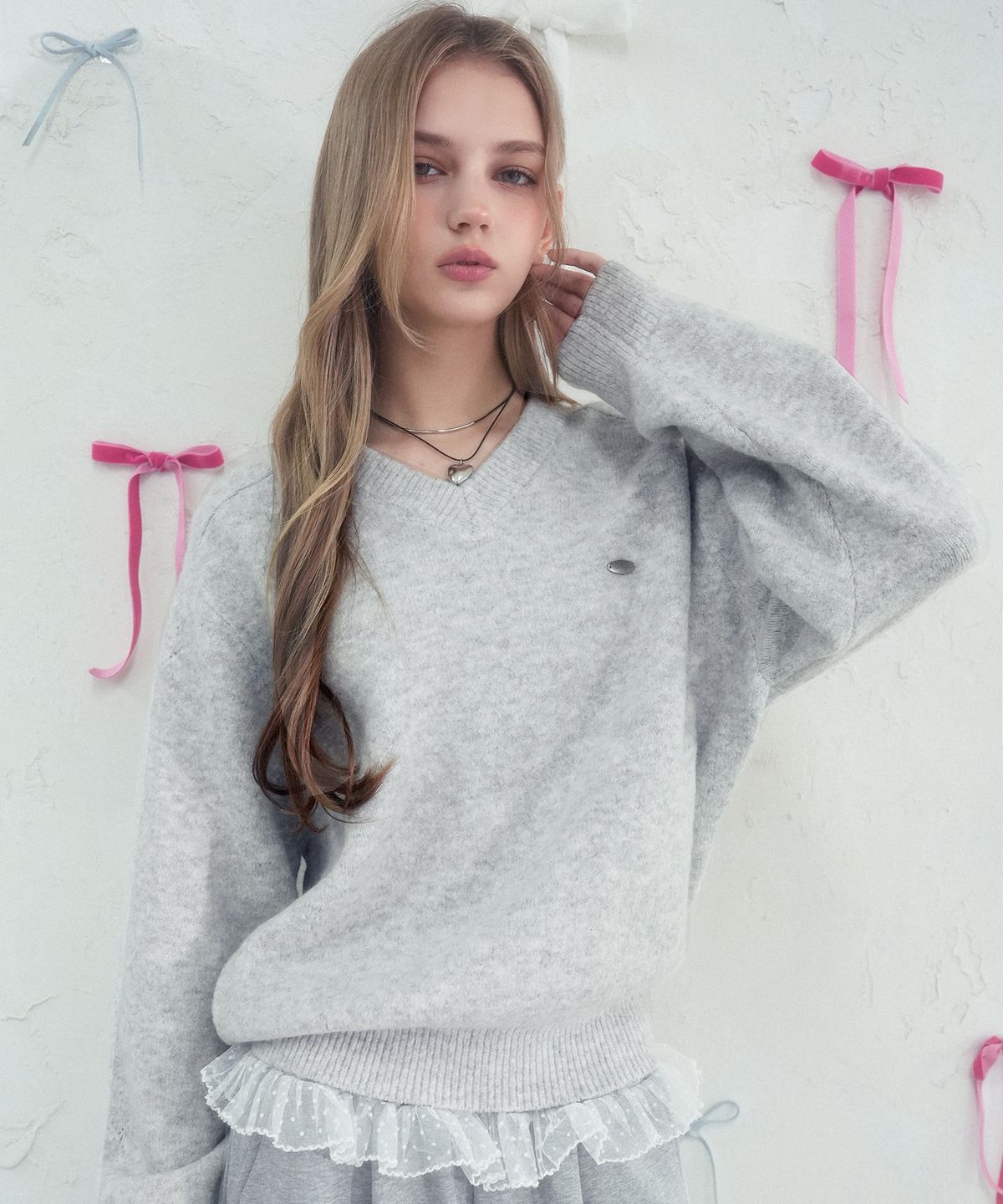 비바셔스(VIVACIOUS) Rive Gauche Knit_4Colors