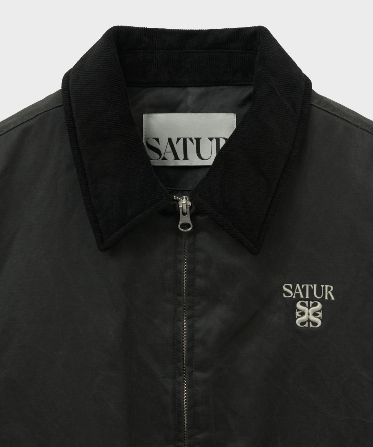 세터(SATUR) 마론 A-2 블루종 자켓 블랙