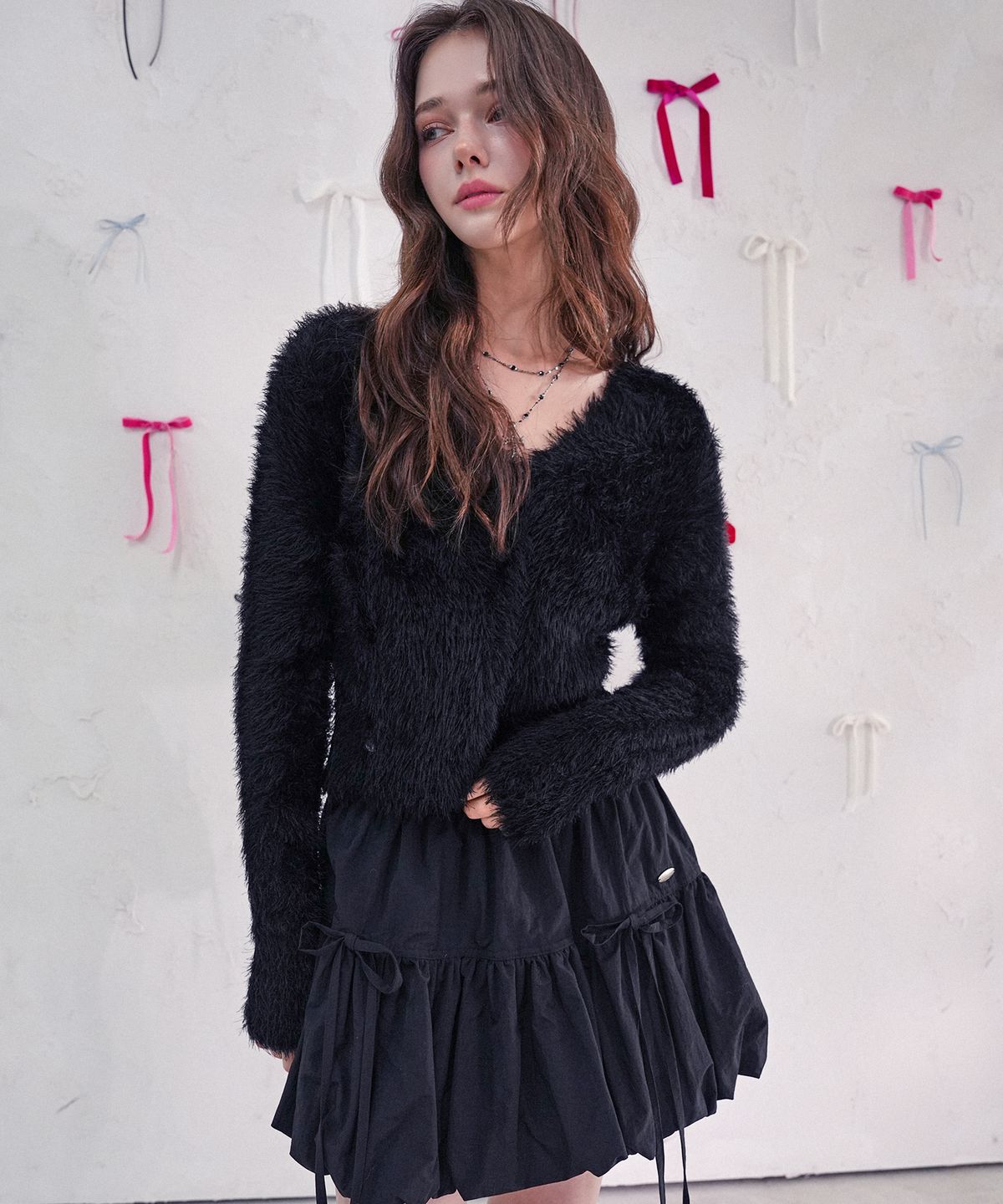 비바셔스(VIVACIOUS) Ange Two-button Knit CD_4Colors