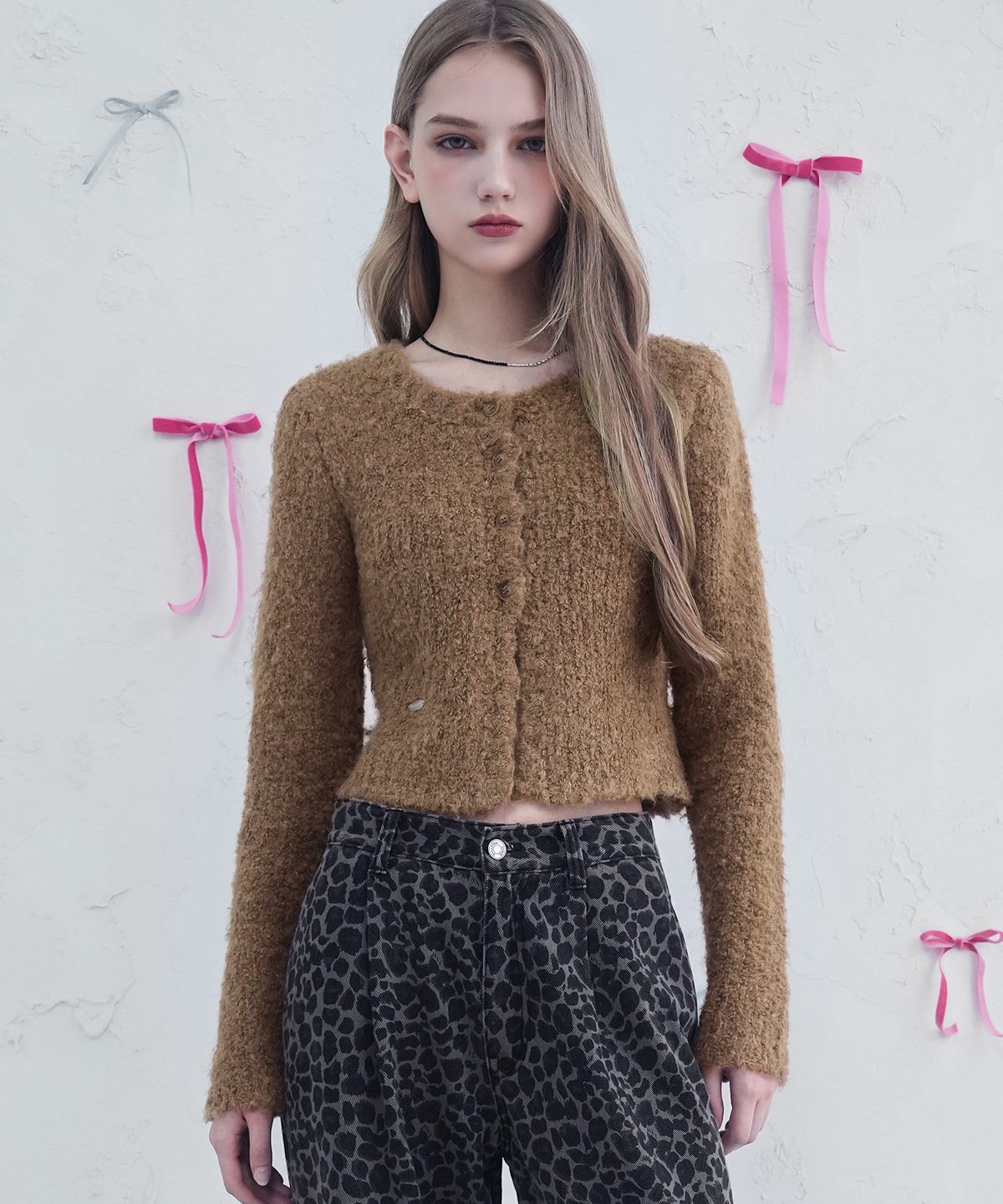 비바셔스(VIVACIOUS) La Pong Crop Cardigan_6Colors
