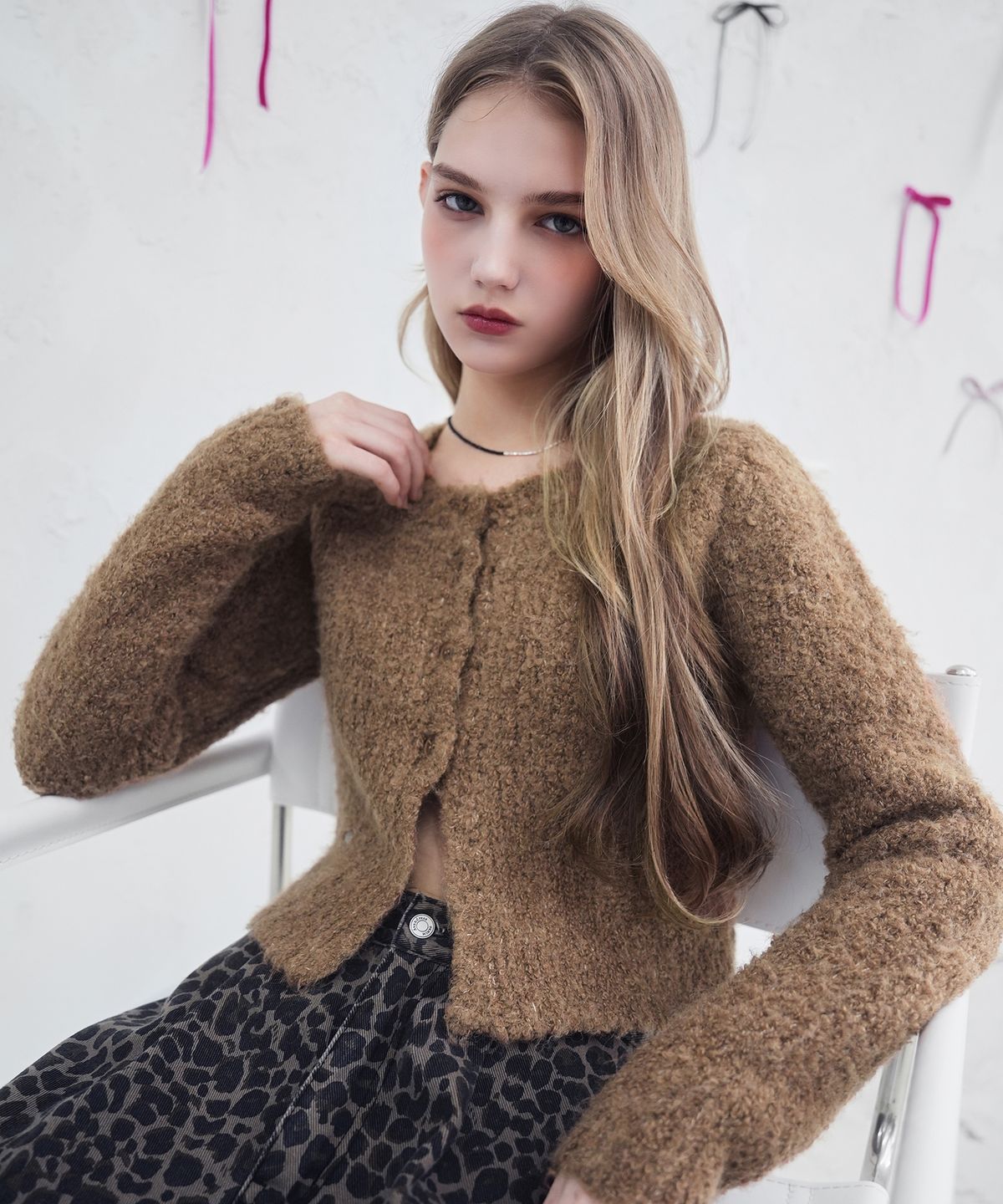 비바셔스(VIVACIOUS) La Pong Crop Cardigan_6Colors