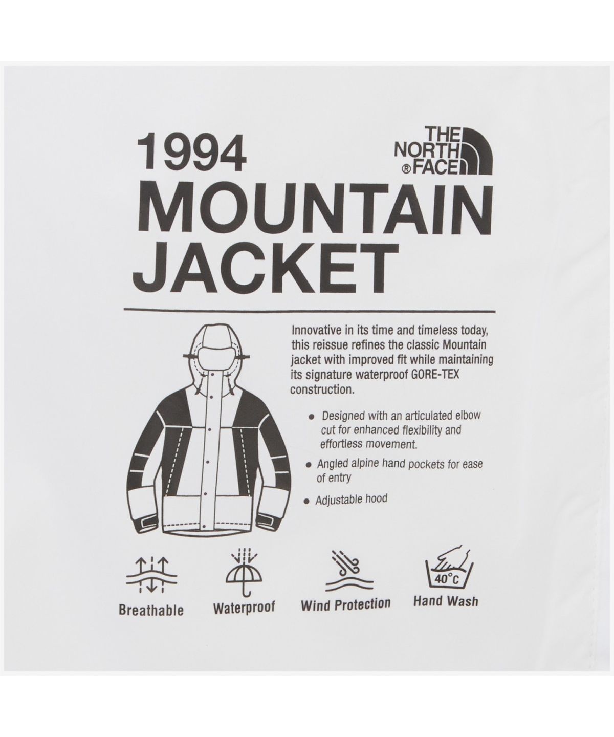 노스페이스(THE NORTH FACE) NJ2GR54C 남성 1994 고어텍스 마운틴 자켓 OFF_WHITE