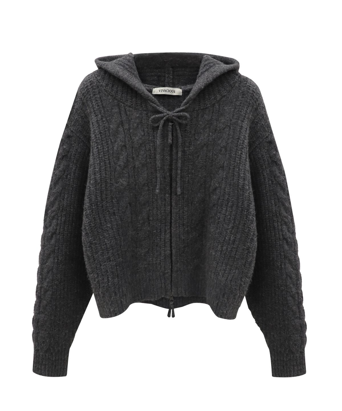 비바셔스(VIVACIOUS) Rose Mignon Hood Zip-up_3Colors