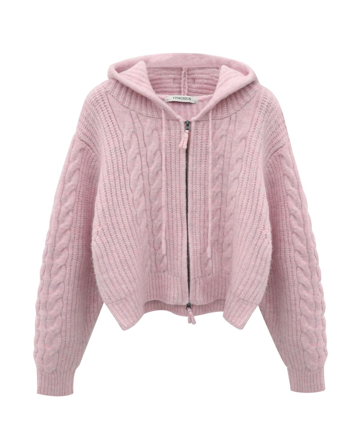 비바셔스(VIVACIOUS) Rose Mignon Hood Zip-up_3Colors