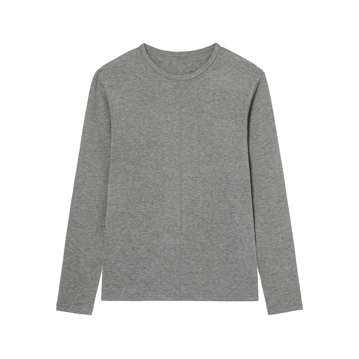 세비지(SAVAGE) Wool Crewneck Jersey Long Sleeve - Grey