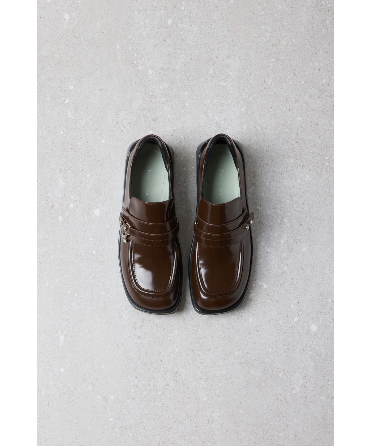 슈콤마보니(SUECOMMA BONNIE) Fev_Young muze loafer(brown)_DE4DA25508BRN