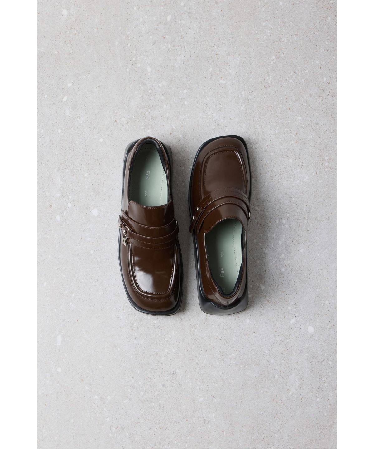 슈콤마보니(SUECOMMA BONNIE) Fev_Young muze loafer(brown)_DE4DA25508BRN