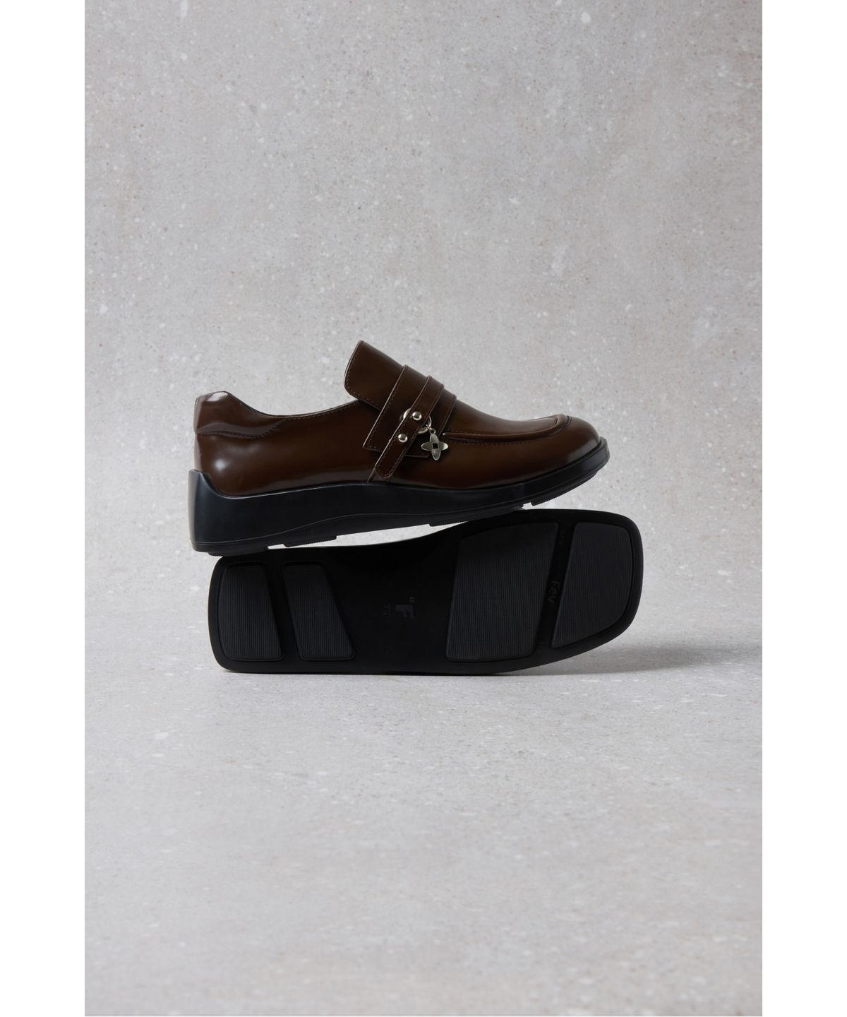 슈콤마보니(SUECOMMA BONNIE) Fev_Young muze loafer(brown)_DE4DA25508BRN