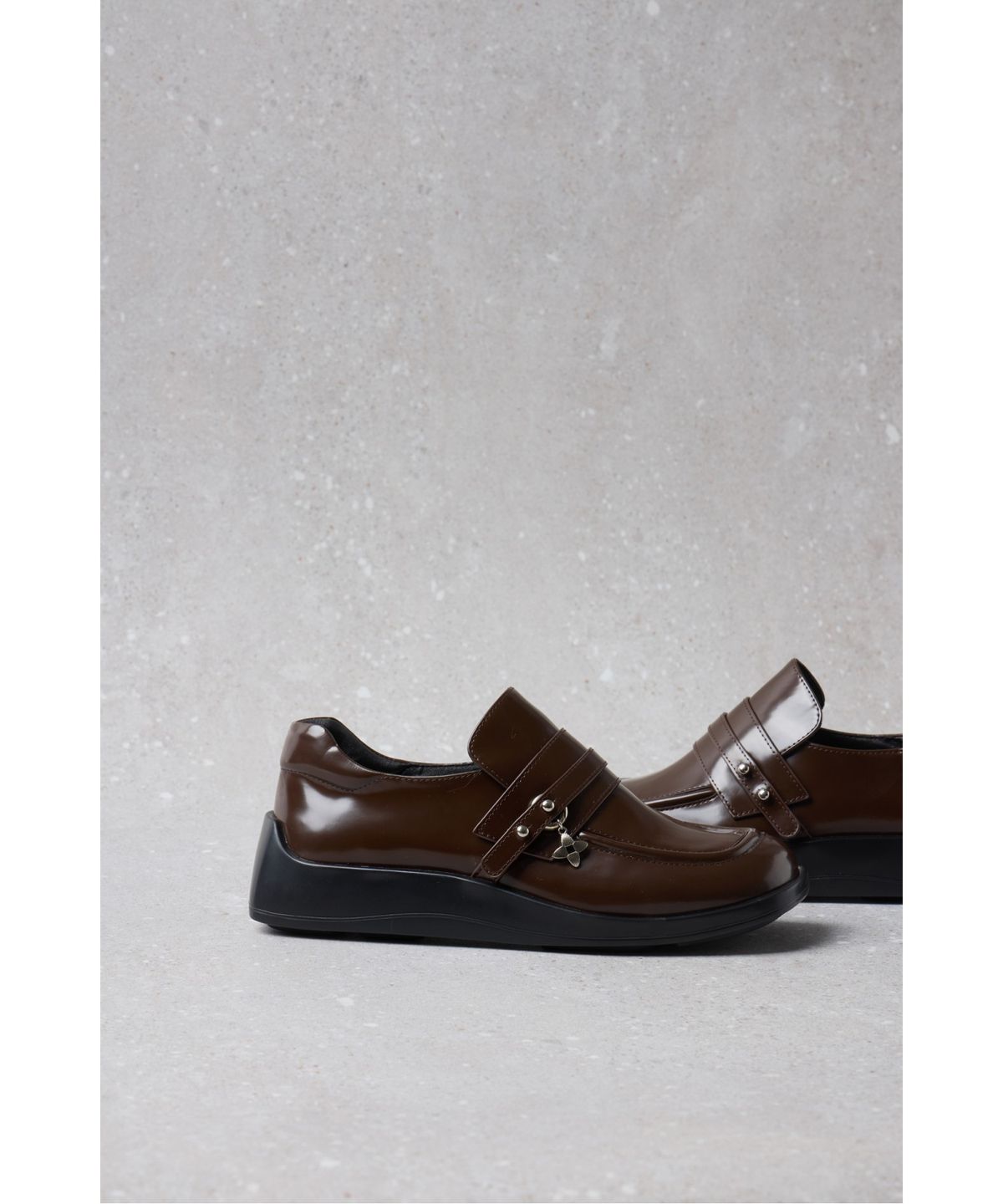 슈콤마보니(SUECOMMA BONNIE) Fev_Young muze loafer(brown)_DE4DA25508BRN