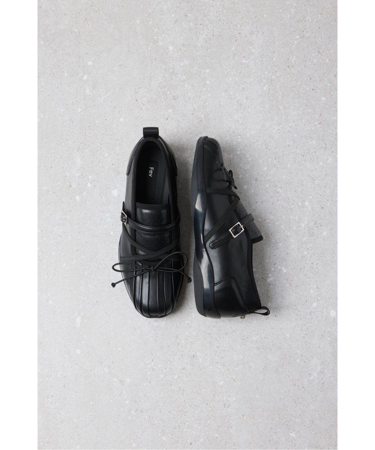 슈콤마보니(SUECOMMA BONNIE) Fev_Comfy vera ballet sneakers(black)_DE4DA25505BLK