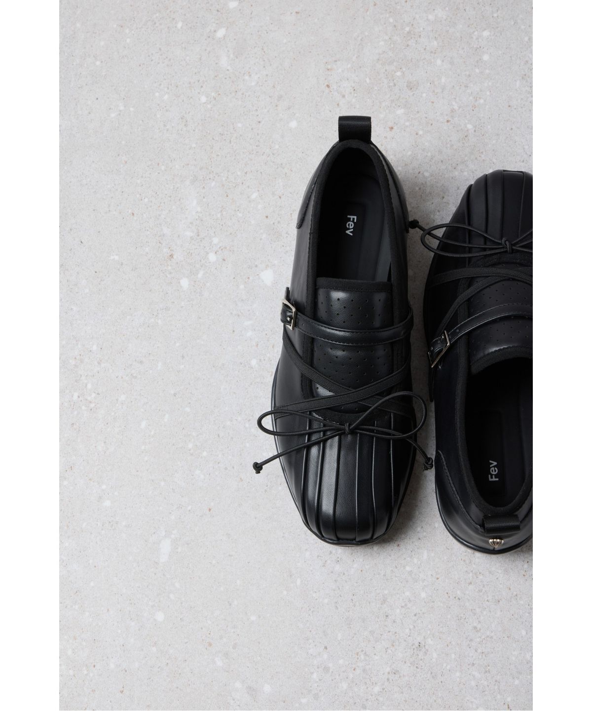 슈콤마보니(SUECOMMA BONNIE) Fev_Comfy vera ballet sneakers(black)_DE4DA25505BLK