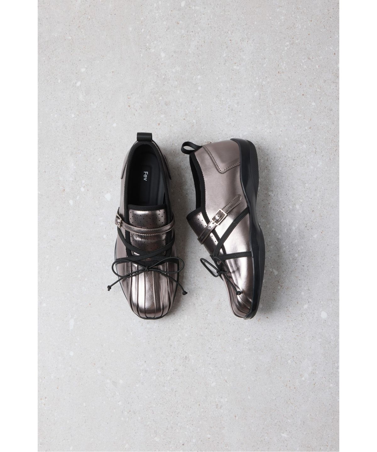 슈콤마보니(SUECOMMA BONNIE) Fev_Comfy vera ballet sneakers(silver)_DE4DA25505SVX