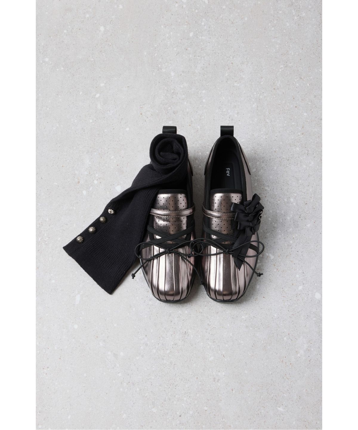 슈콤마보니(SUECOMMA BONNIE) Fev_Comfy vera ballet sneakers(silver)_DE4DA25505SVX