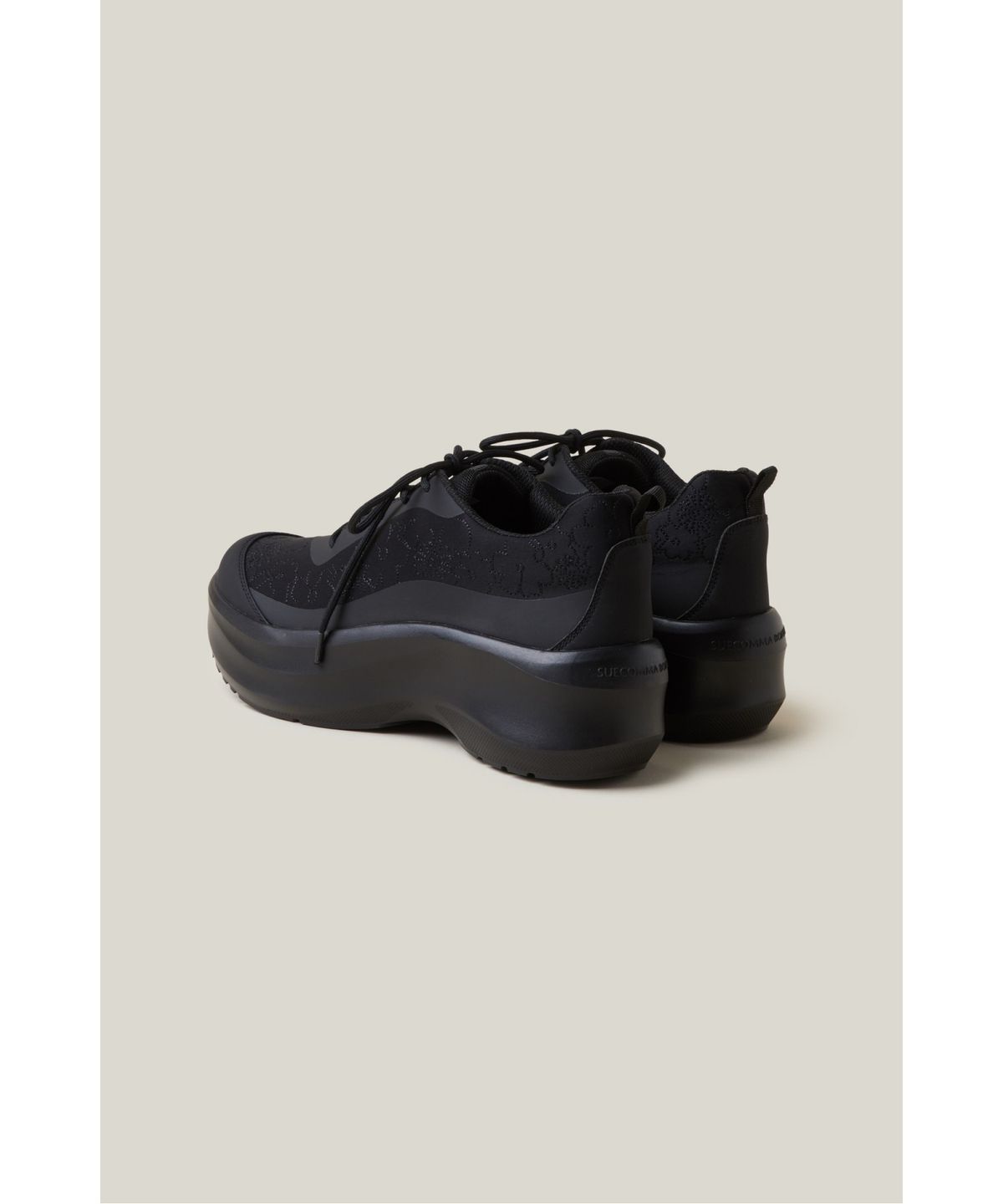슈콤마보니(SUECOMMA BONNIE) Fev_Foil platform sneakers(black) DD4DS26002BLK