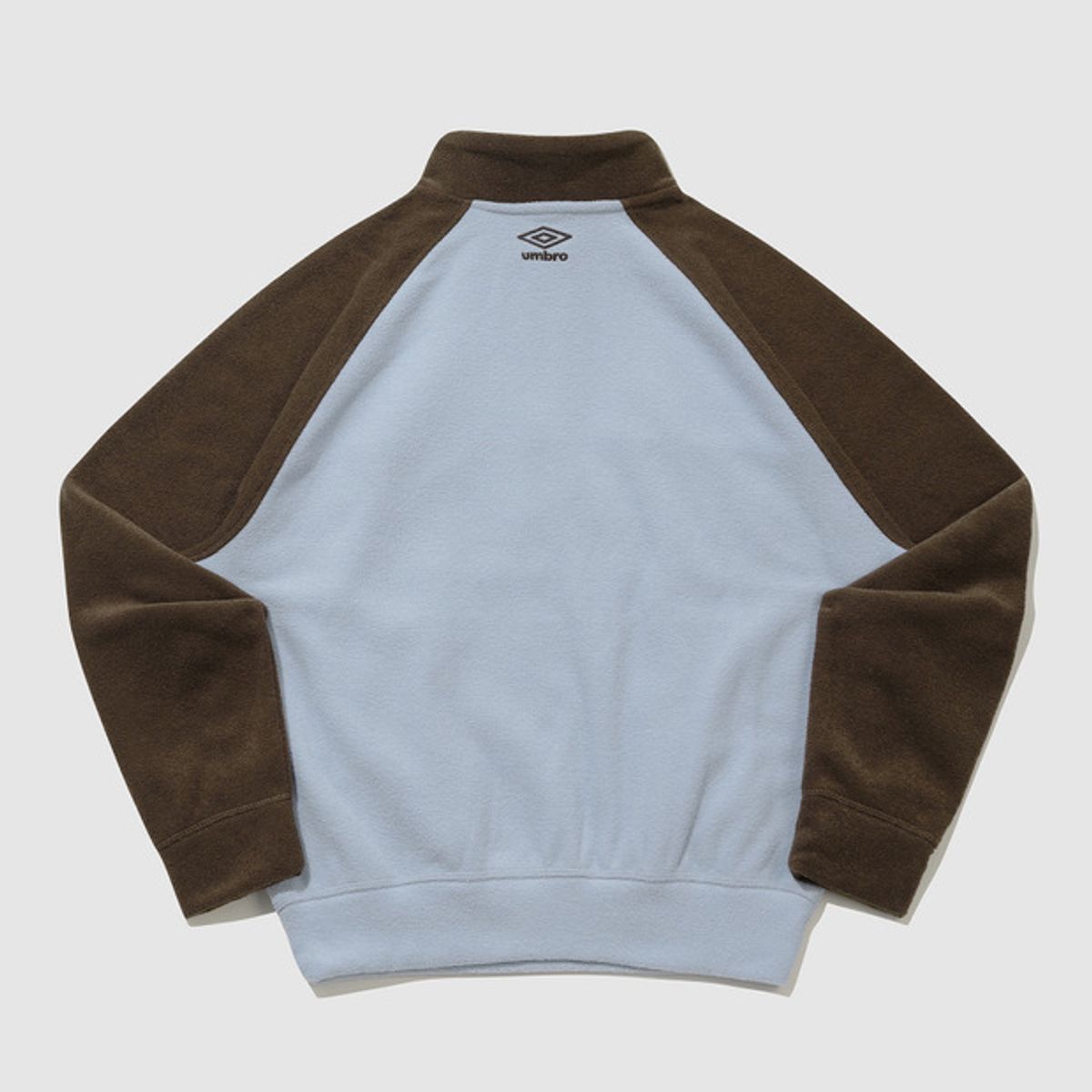 엄브로(UMBRO) 우먼스 플러피 스탠넥 하프집업 맨투맨 블루 UQ422CFSN1