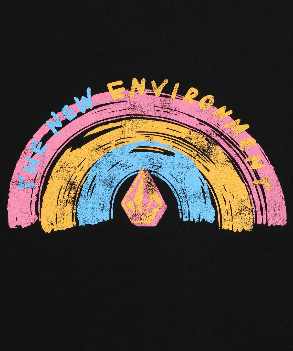 볼컴(VOLCOM) 브러시 레인보우 후드(블랙)