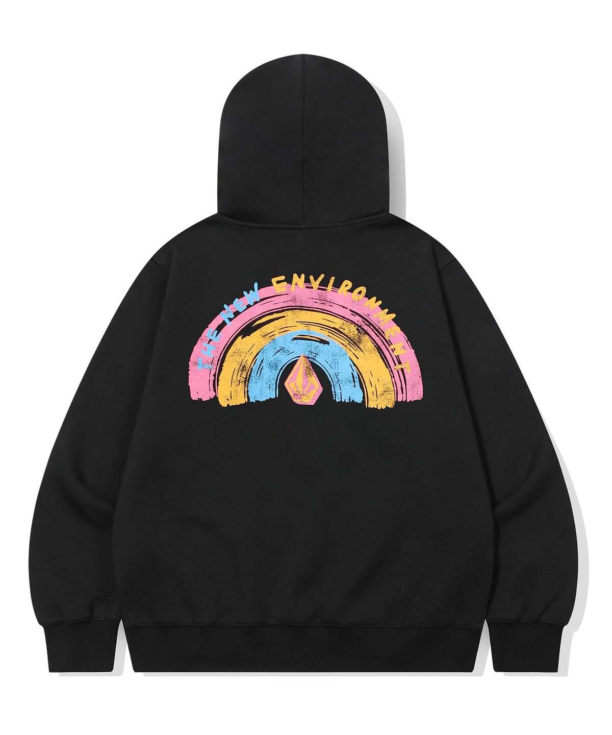 볼컴(VOLCOM) 브러시 레인보우 후드(블랙)