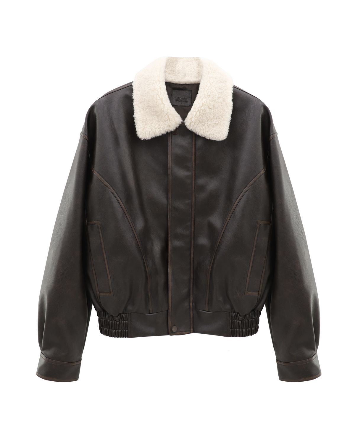 비바셔스(VIVACIOUS) Cafe Mocha Aviator Jacket BROWN