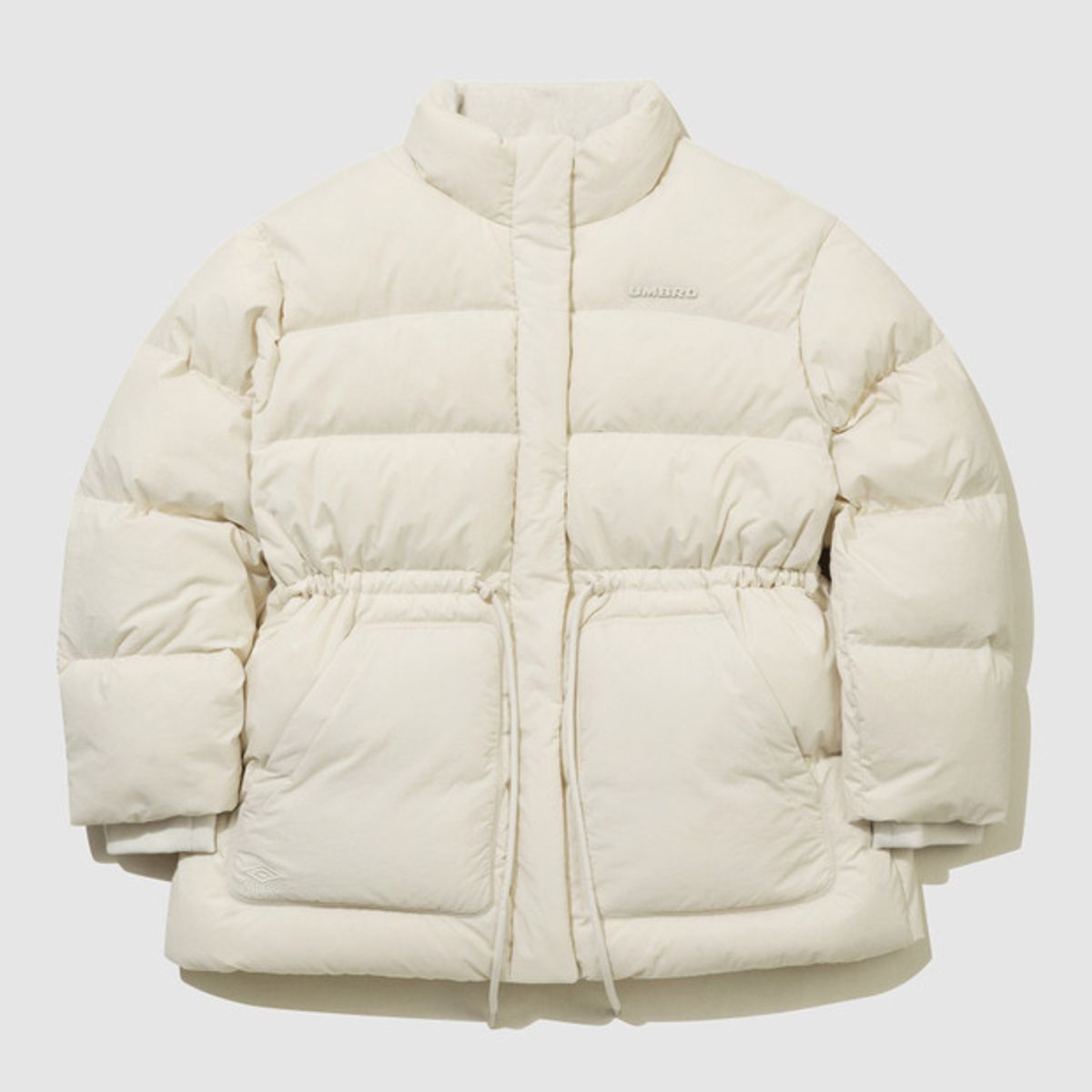 엄브로(UMBRO) 윈터 헤븐 우먼스 중힙 머스코비 덕 다운 자켓 아이보리 UQ422CDJN2