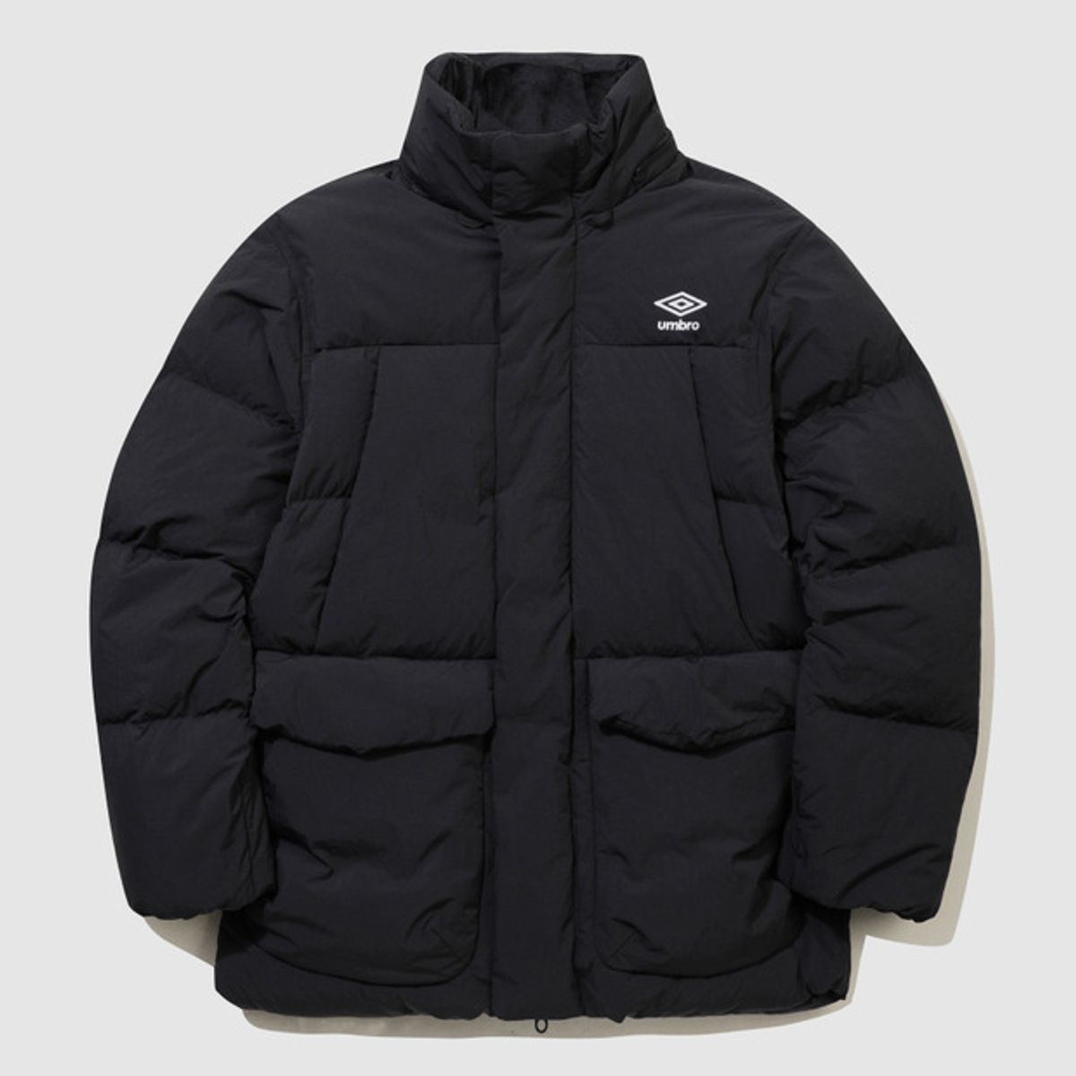 엄브로(UMBRO) 윈터 헤븐 면터치 유틸리티 머스코비 덕 다운 자켓 블랙 UQ421CDJN2