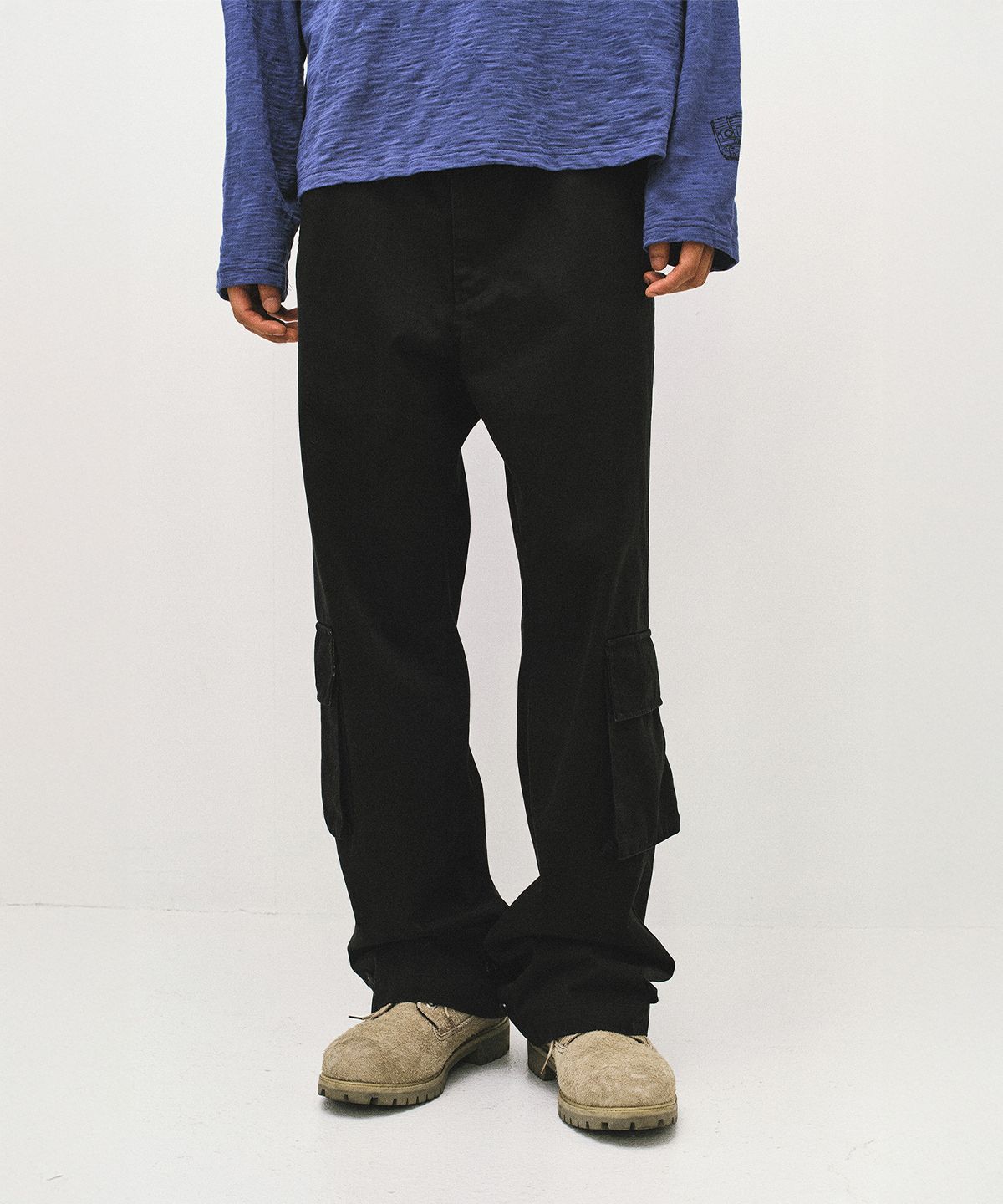 서피스에디션(SURFACE EDITION) MIRAGE CARGO PANTS BLACK