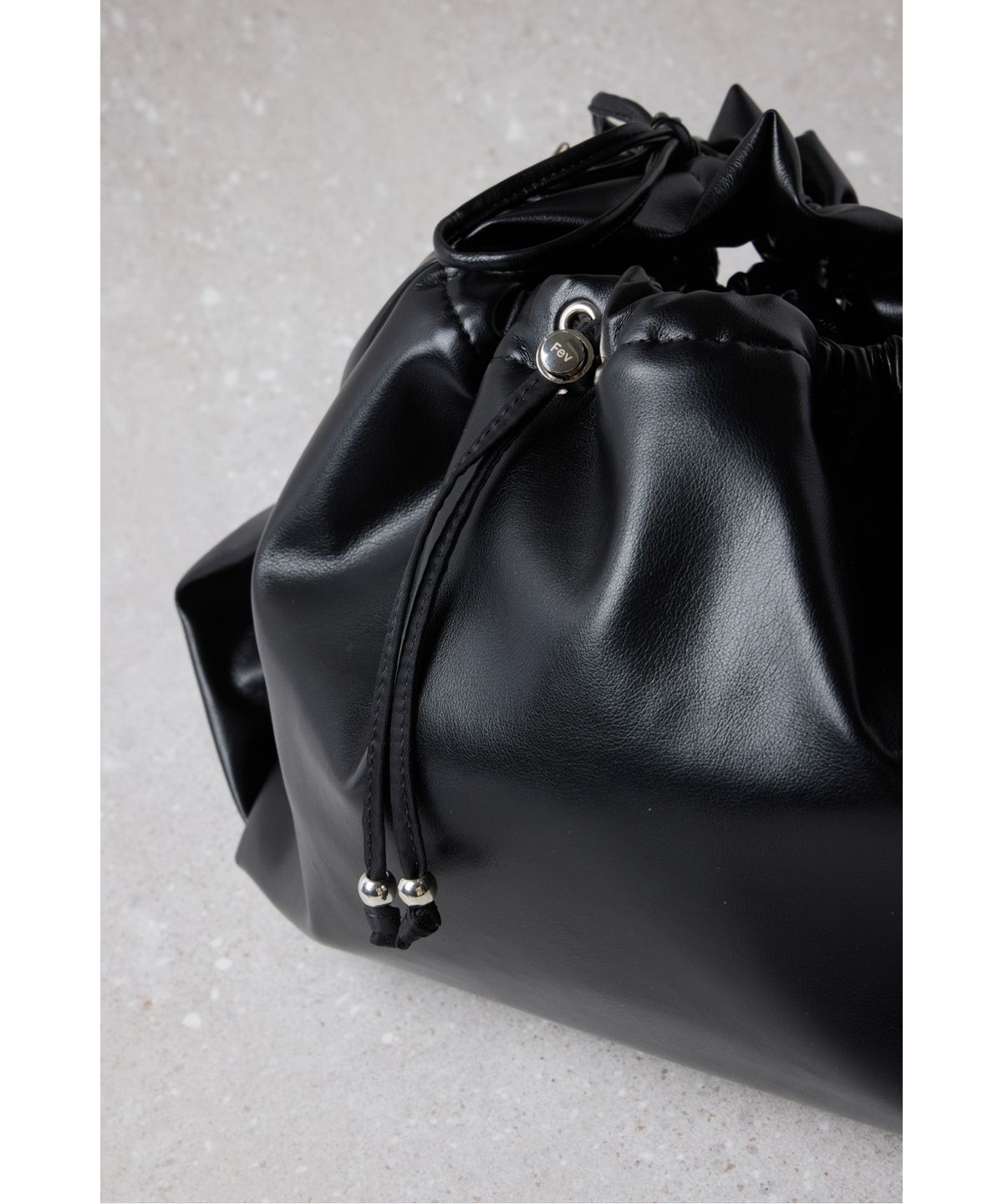 슈콤마보니(SUECOMMA BONNIE) Fev_Ruffle bag_large(black)_DFBAA25501BLK