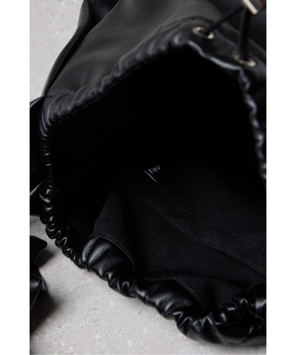 슈콤마보니(SUECOMMA BONNIE) Fev_Ruffle bag_large(black)_DFBAA25501BLK
